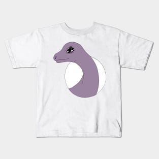 Miss Dinosaur - Brontosaurus Kids T-Shirt